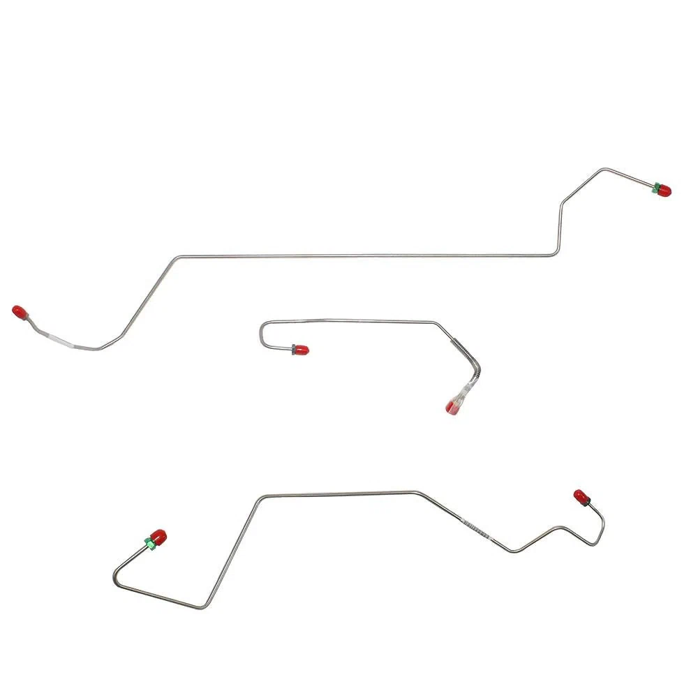 2000-2007 Ford Focus Complete Brake Line Kit No ABS Rear Drums CBK0209SS
